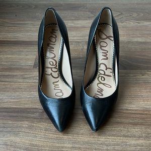 Black leather Sam Edelman pumps, size 7.5